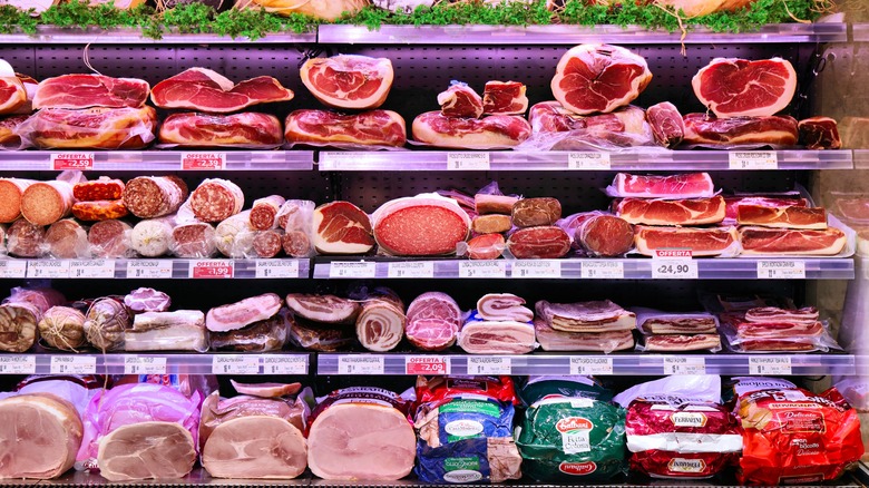 case of deli meats