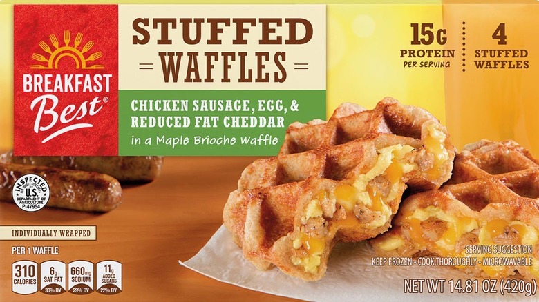 Package of Breakfast Best Stuffed Waffles