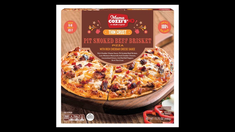 Mama Cozzi's Beef Brisket Pizza from Aldi
