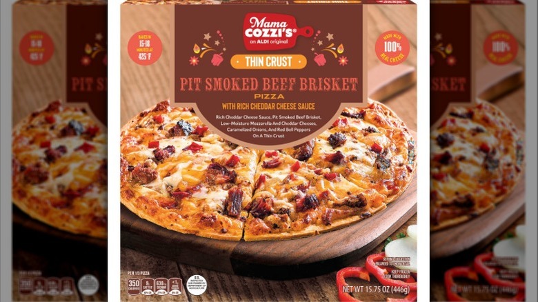 Mama Cozzi's Beef Brisket Pizza from Aldi