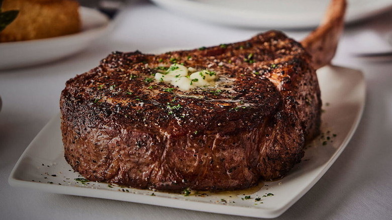 Fleming's 35-ounce Prime Tomahawk.
