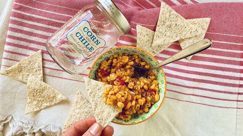 Trader Joe's Corn and Chile Tomato-Less Salsa