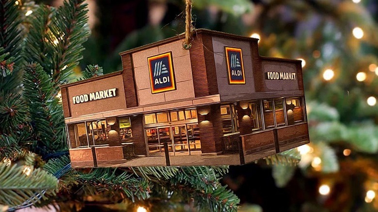 Aldi store Christmas ornament