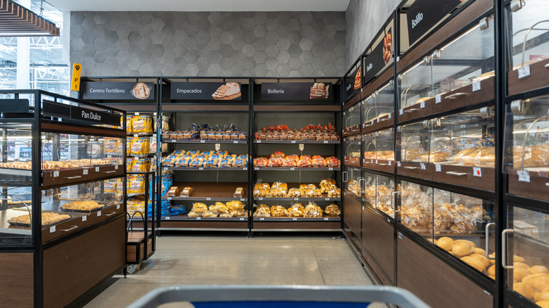 Walmart bakery aisle