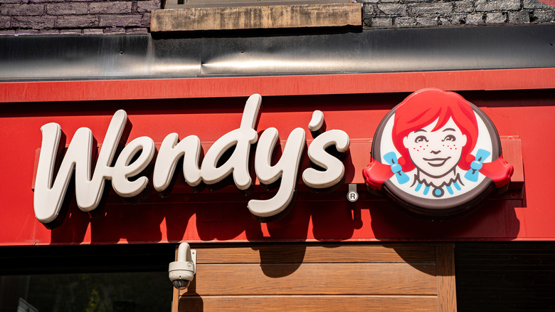 The exterior of a Wendy's restaurant