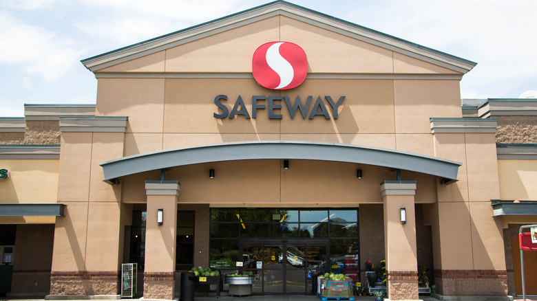 The exterior of a Safeway building