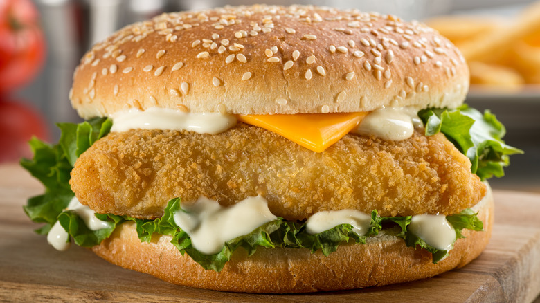fried fish sandwich