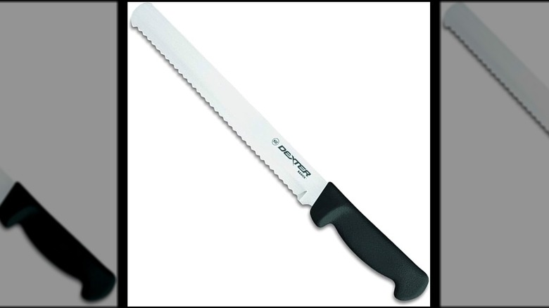 Dexter Russell Basics 10 inch Scalloped Slicer