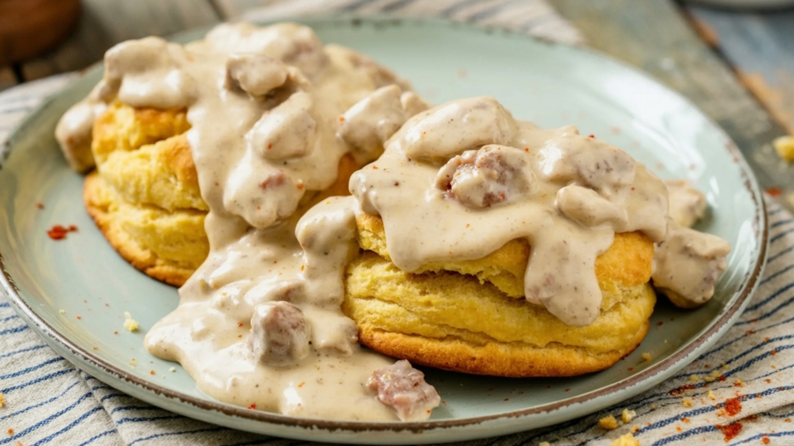 <a href="https://www.foodrepublic.com/2109990/biscuits-gravy-best-sides-serve/" target="_blank">The Absolute Best Sides To Serve With Biscuits And Gravy</a>