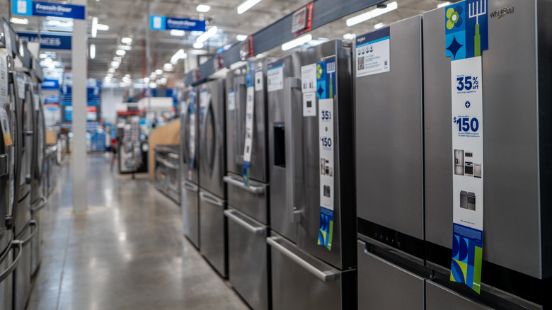 fridges for sale in store