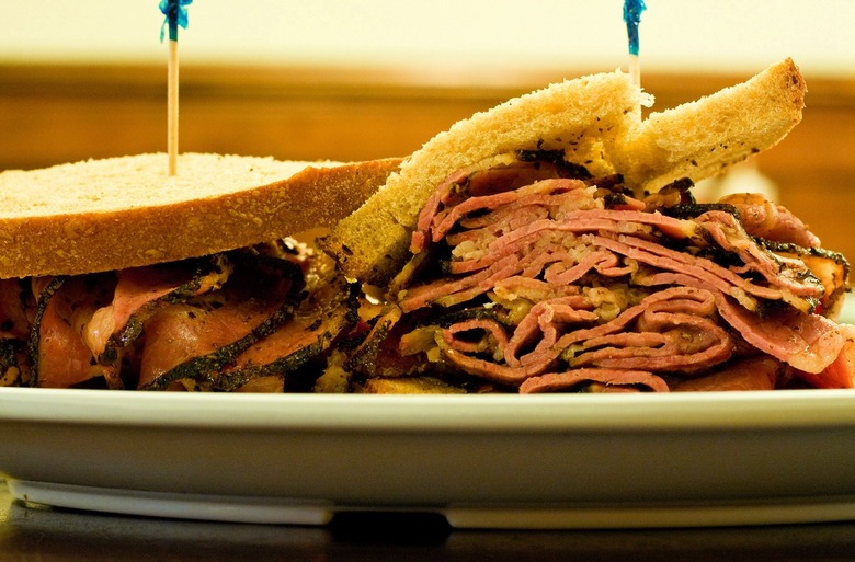 When it comes to piling on pastrami, the sky's the limit.