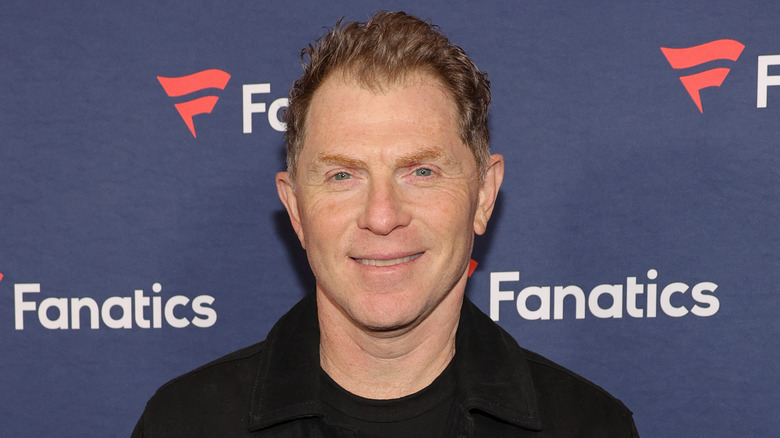Bobby Flay at 2024 Super Bowl party at the Marquee Nightclub in Las Vegas