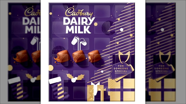 A Cadbury Dairy Milk advent calendar