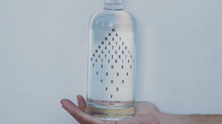 bottle of vodka