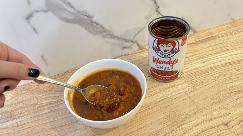 Wendy's Canned chili