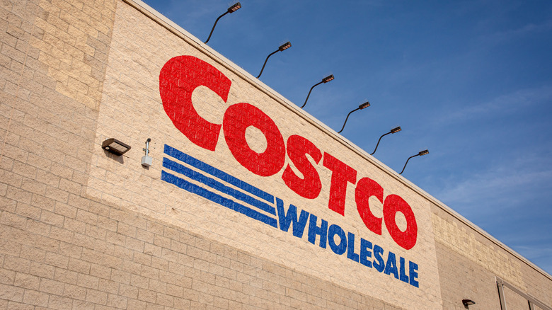 The exterior of a Costco store