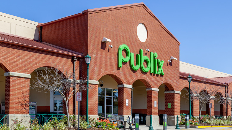 The exterior of a Publix store