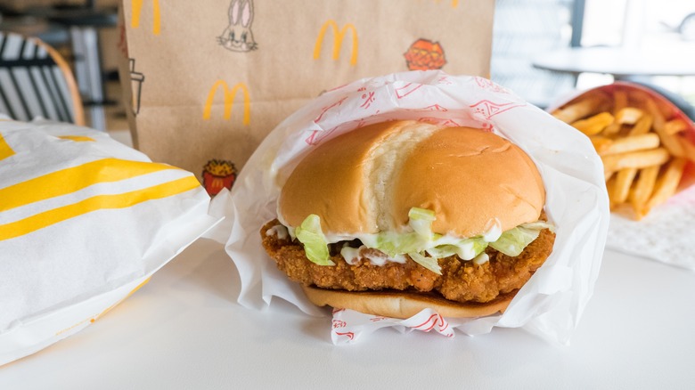 McDonald's McCrispy chicken sandwich
