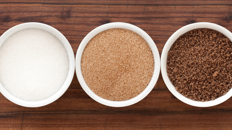 varieties of sugars