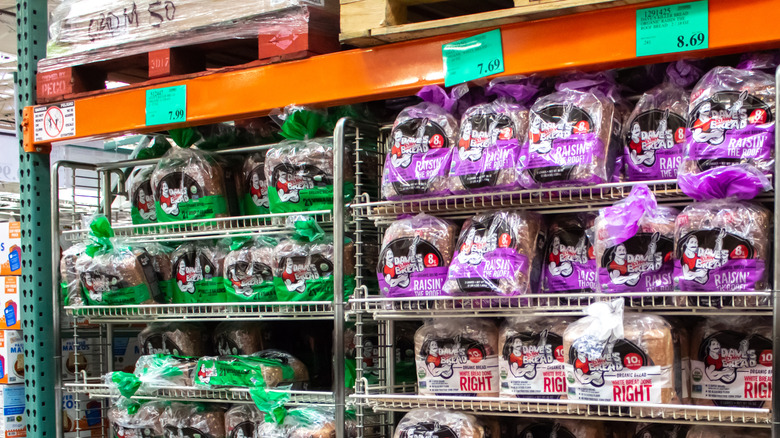 Display of Dave's Killer Bread in Costco
