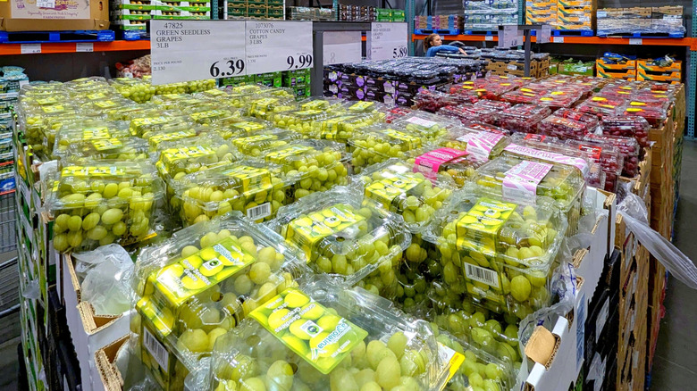 Fresh produce section inside Costco