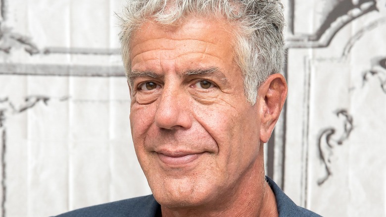 Anthony Bourdain in suit