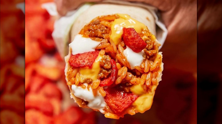 Taco Bell's Beefy Crunch Burrito.