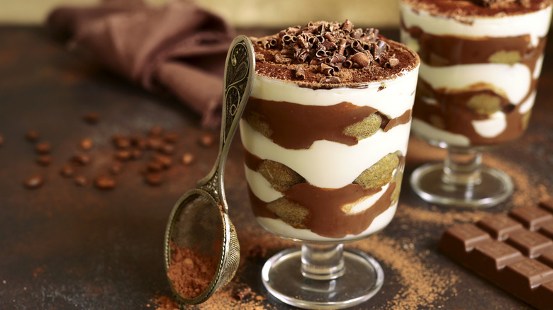 A chocolate trifle