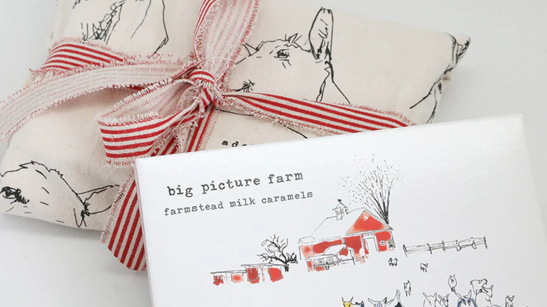 Big Picture Farms caramels and tea towel