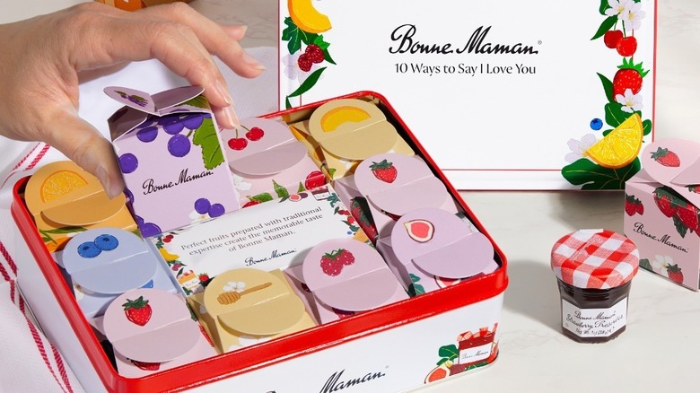 Bonne Maman tin of preserves