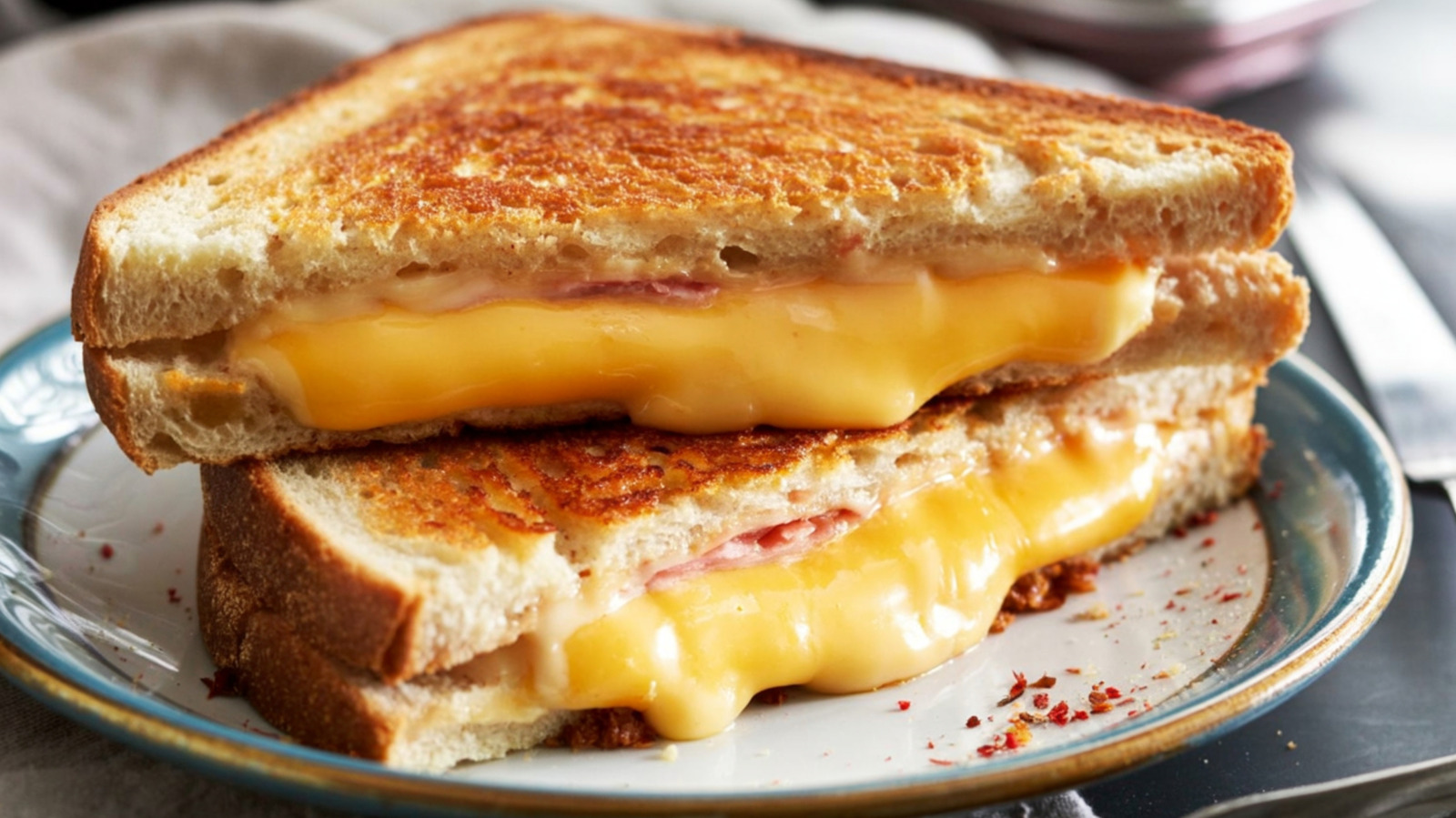 The Best Grilled Cheese Uses This Frozen Breakfast Item As The Bread
