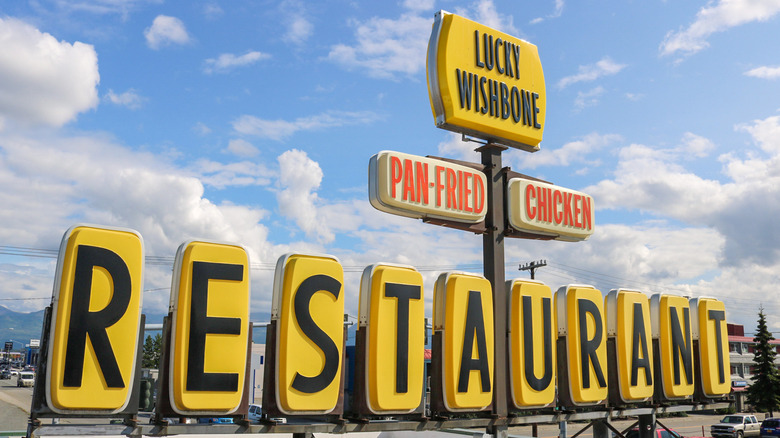 Lucky Wishbone sign