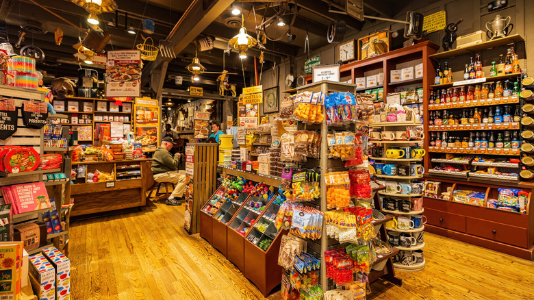 The store at a Cracker Barrel restaurant