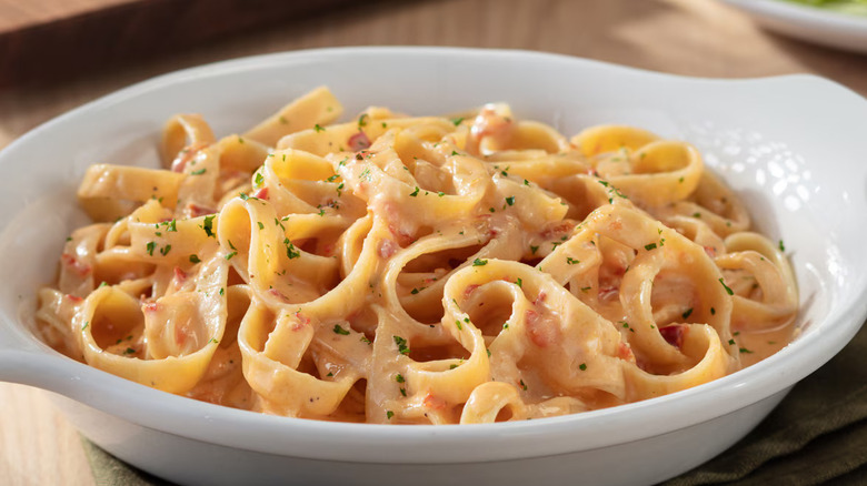 New spicy Alfredo with chicken from Olive Garden