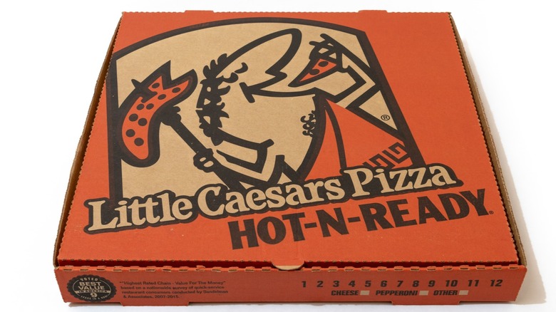 A Little Caesars Pizza box