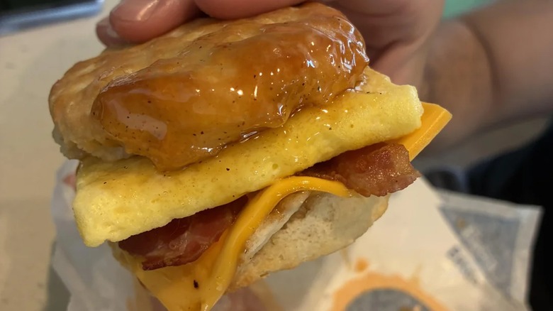 Honey Brown Butter BEC Biscuit from McDonald's
