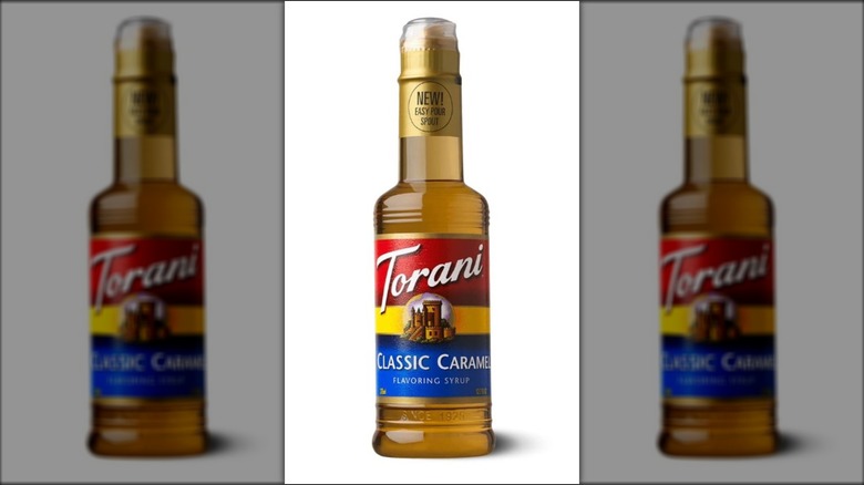 Torani Caramel Syrup bottle