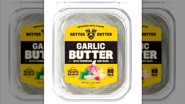 Package of Better Butter Garlic Parmesan Basil.