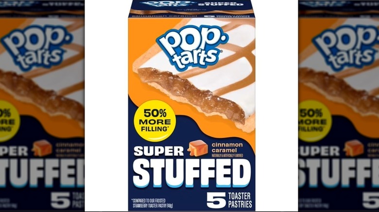 Box of Pop-Tarts Super Stuffed Cinnamon Caramel Toaster Pastries