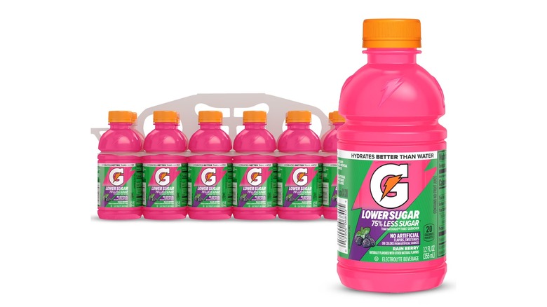 Gatorade Lower Sugar Sports Drink﻿ in the Rain Berry flavor