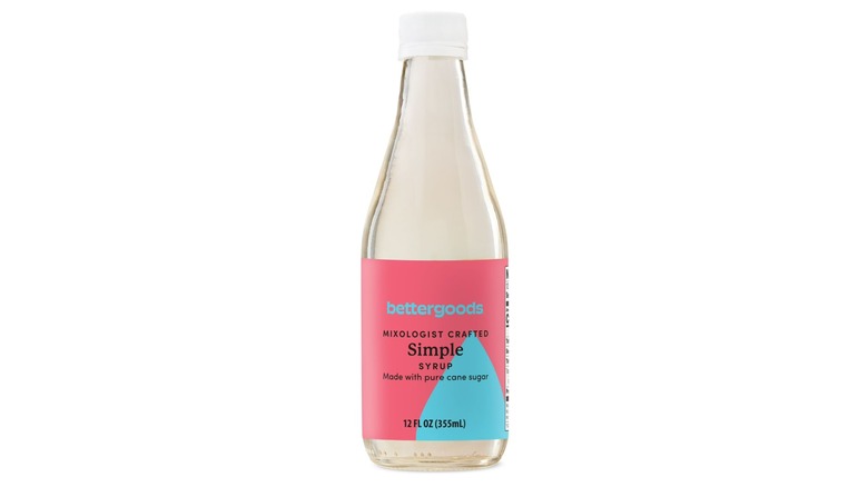 A bottle of bettergoods Simple Syrup