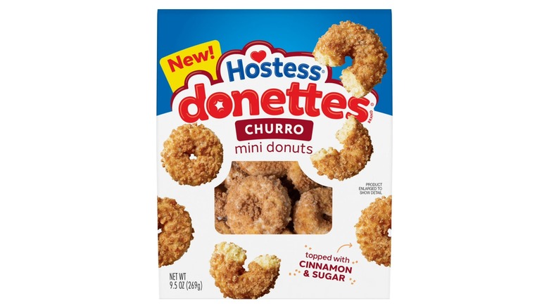 A bag of Churro-flavored Mini Donuts from Hostess