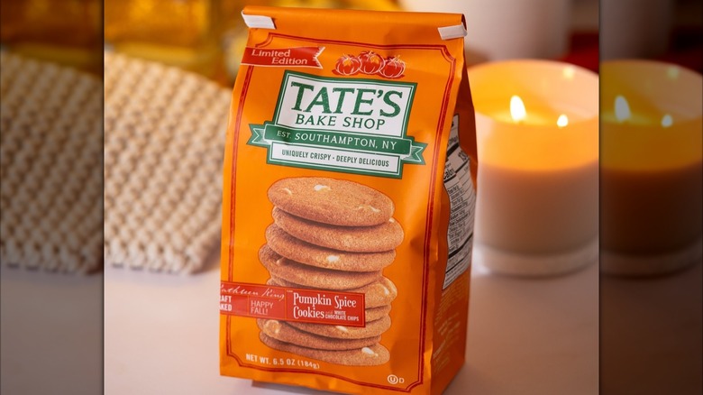 Tate's Pumpkin Spice Cookies bag