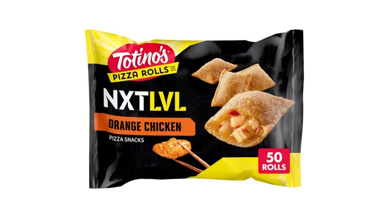 Totino's Orange Chicken Flavored Pizza Rolls NXTLVL Frozen Snacks
