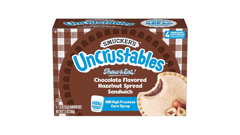 Smucker's Uncrustables Chocolate Flavored Hazelnut Spread Sandwiches
