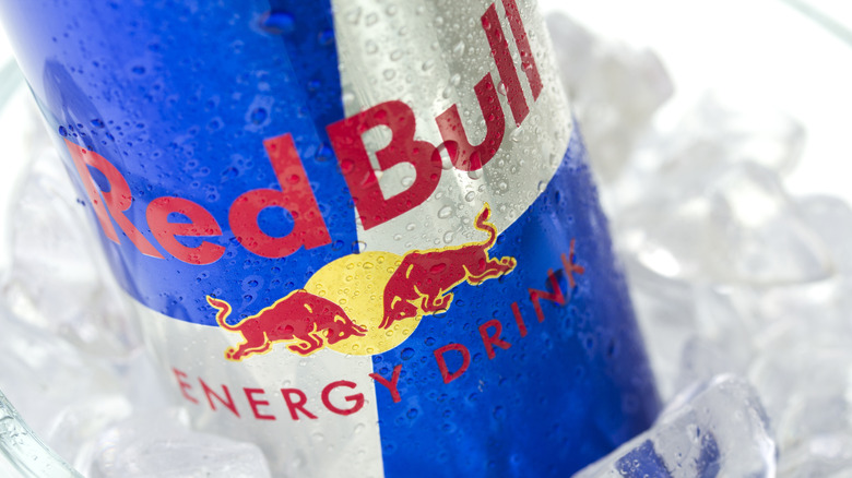 A can of Red Bull.
