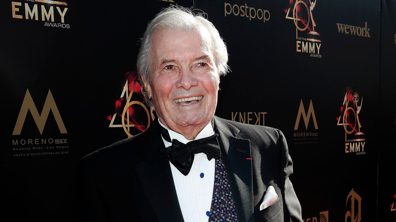 Jacques Pepin smiling at Daytime Emmy Awards red carpet
