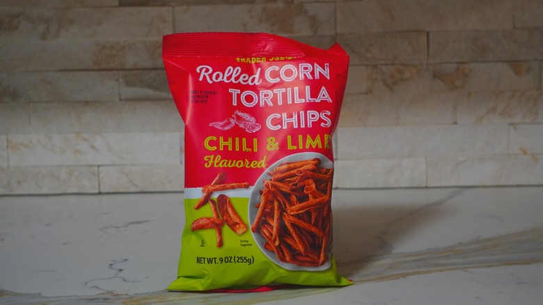 bag of rolled corn tortilla chips pictured