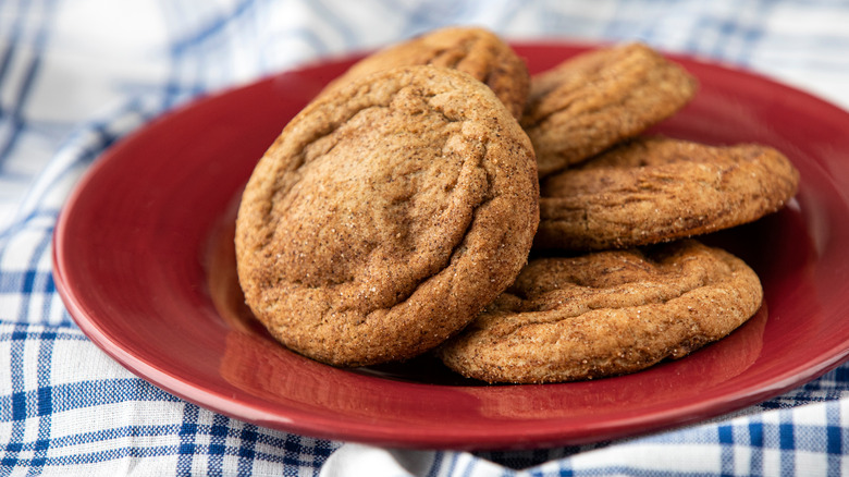Soft chewy spiced cookies