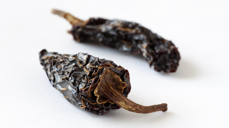 smoked, dehydrated jalapeno peppers